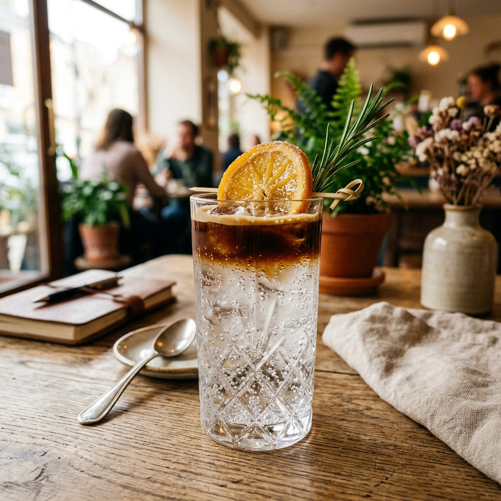 Sparkling Citrus Espresso Tonic
