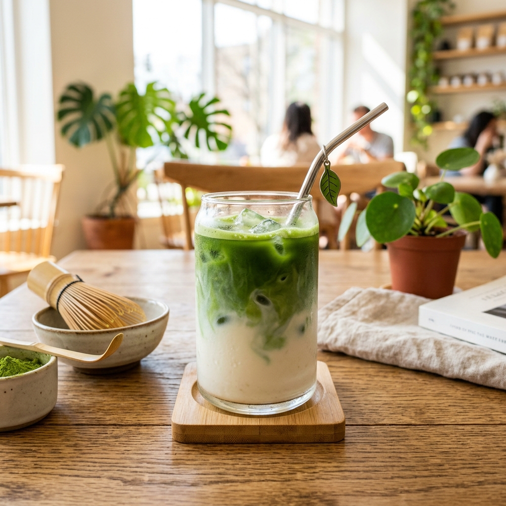 Iced Ceremonial Matcha Latte